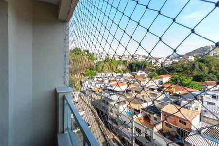 Varanda da Sala de apartamento à venda com 2 quartos, 51m² em Rio Comprido, Rio de Janeiro