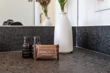 Studio para alugar com 30m², 1 quarto e sem vaga Studio para alugar com 30m², 1 quarto e sem vagaBanheiro