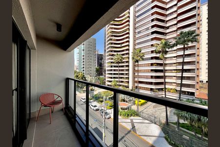 Apartamento à venda com 40m², 1 quarto e 1 vagaSacada da Sala/Cozinha
