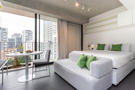 Studio para alugar com 28m², 1 quarto e sem vaga