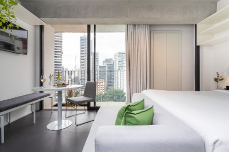 Studio para alugar com 28m², 1 quarto e sem vaga