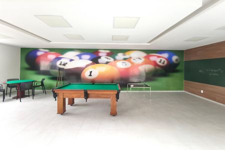 Apartamento para alugar com 44m², 2 quartos e 1 vaga Apartamento para alugar com 44m², 2 quartos e 1 vagaÁrea comum - Sala de Jogos