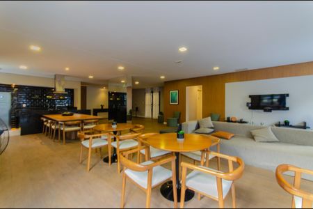 Apartamento para alugar com 34m², 1 quarto e 1 vaga Apartamento para alugar com 34m², 1 quarto e 1 vagaÁrea comum - Salão de festas