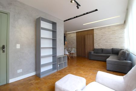 Sala de apartamento à venda com 3 quartos, 105m² em Indianópolis, São Paulo