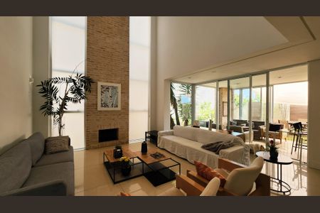 Casa de condomínio à venda com 264m², 5 quartos e 2 vagasSala