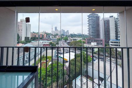 Studio para alugar com 27m², 1 quarto e sem vagaVaranda