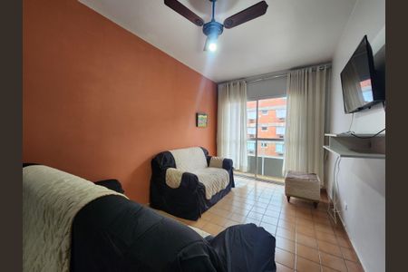 Sala de apartamento para alugar com 1 quarto, 78m² em Embaré, Santos