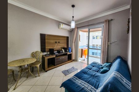 Sala de apartamento para alugar com 1 quarto, 87m² em Embaré, Santos