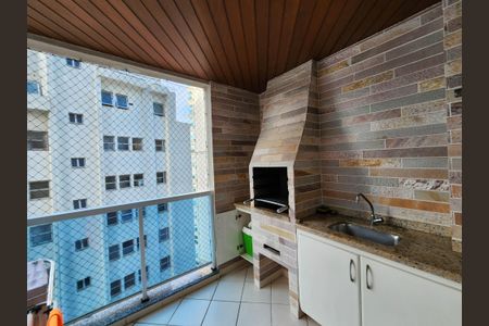 Varanda Gourmet de apartamento para alugar com 1 quarto, 87m² em Embaré, Santos