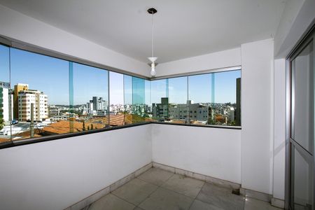 Varanda da Sala de apartamento à venda com 4 quartos, 135m² em Calafate, Belo Horizonte