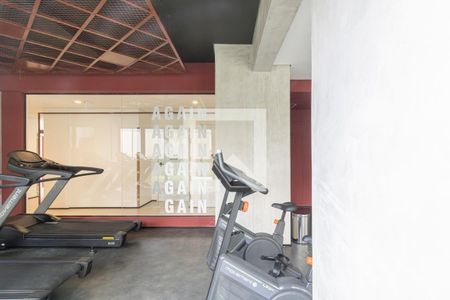 Apartamento para alugar com 26m², 1 quarto e sem vaga Apartamento para alugar com 26m², 1 quarto e sem vagaÁrea comum - Academia