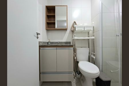Apartamento para alugar com 26m², 1 quarto e sem vaga Apartamento para alugar com 26m², 1 quarto e sem vagaBanheiro da Suíte