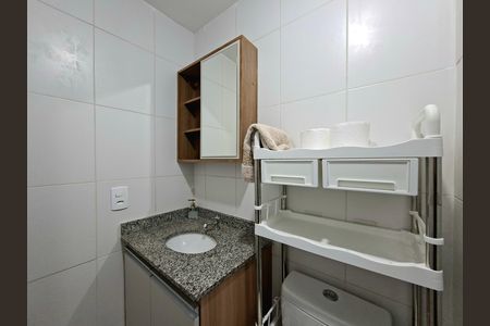 Apartamento para alugar com 26m², 1 quarto e sem vaga Apartamento para alugar com 26m², 1 quarto e sem vagaBanheiro da Suíte