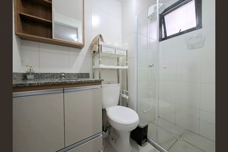 Apartamento para alugar com 26m², 1 quarto e sem vaga Apartamento para alugar com 26m², 1 quarto e sem vagaBanheiro da Suíte