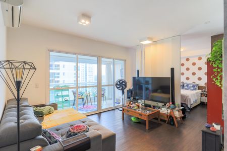 Sala de apartamento à venda com 1 quarto, 59m² em Campo Belo, São Paulo
