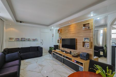 Sala de apartamento à venda com 4 quartos, 130m² em Grajaú, Belo Horizonte