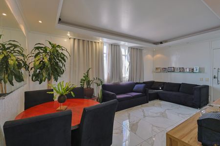 Sala de apartamento à venda com 4 quartos, 130m² em Grajaú, Belo Horizonte