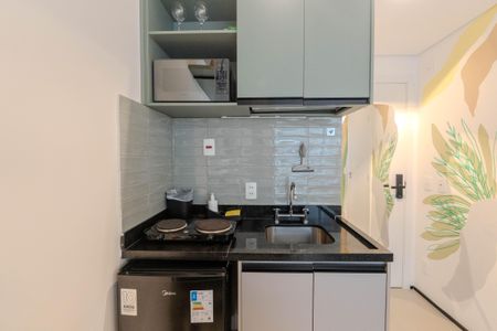 Studio à venda com 38m², 1 quarto e sem vagaCozinha