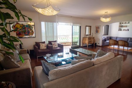Sala de apartamento à venda com 4 quartos, 210m² em Campo Belo, São Paulo