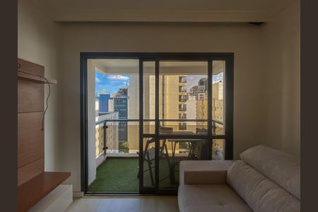 Sala de apartamento para alugar com 1 quarto, 42m² em Itaim Bibi, São Paulo