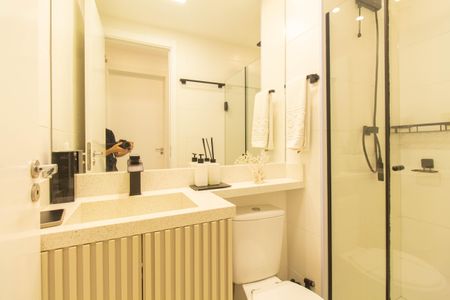 Apartamento para alugar com 34m², 2 quartos e sem vagaBanheiro