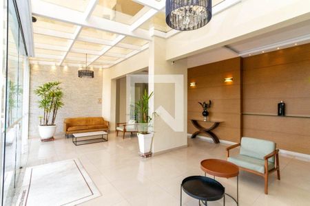 Apartamento à venda com 90m², 3 quartos e 2 vagasHall social