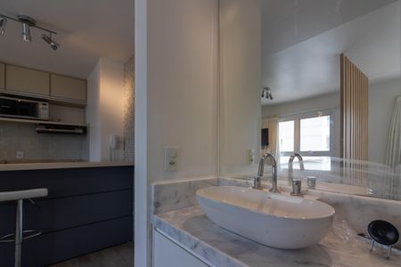 Studio à venda com 40m², 1 quarto e 1 vagaBanheiro