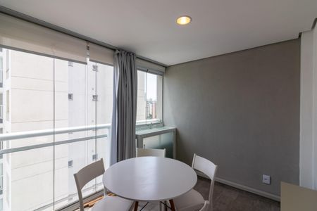 Studio à venda com 40m², 1 quarto e 1 vagaVaranda