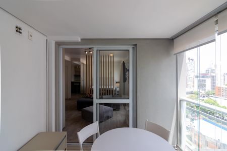 Studio à venda com 40m², 1 quarto e 1 vagaVaranda