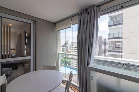Studio à venda com 40m², 1 quarto e 1 vagaVaranda