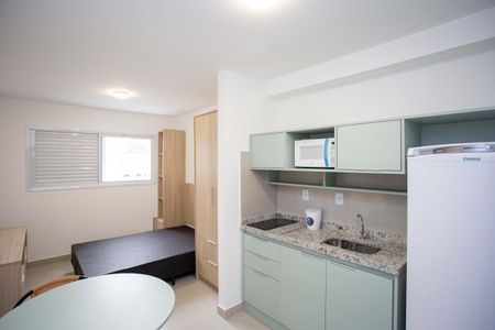 Cozinha de apartamento para alugar com 1 quarto, 21m² em Centro, Diadema