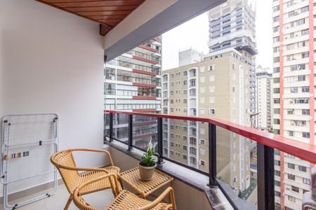 Varanda de apartamento para alugar com 1 quarto, 40m² em Cerqueira César, São Paulo