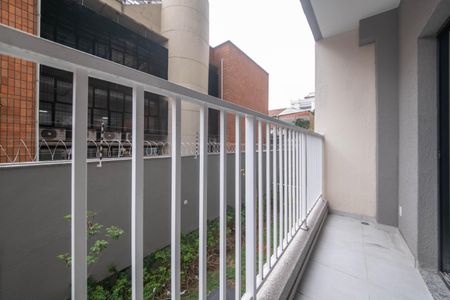 Studio para alugar com 26m², 1 quarto e sem vagaVaranda