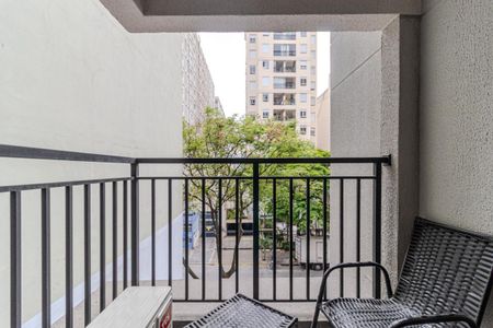 Studio para alugar com 25m², 1 quarto e sem vagaVaranda