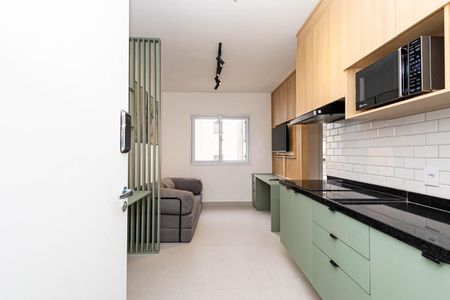 Cozinha de apartamento para alugar com 1 quarto, 30m² em Consolação, São Paulo