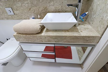 Apartamento para alugar com 82m², 2 quartos e 1 vagaBanheiro da Suíte