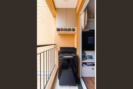 Varanda da Sala de apartamento à venda com 2 quartos, 55m² em Vila Andrade, São Paulo