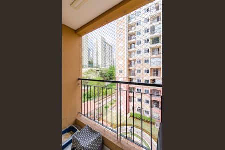 Varanda da Sala de apartamento à venda com 2 quartos, 55m² em Vila Andrade, São Paulo