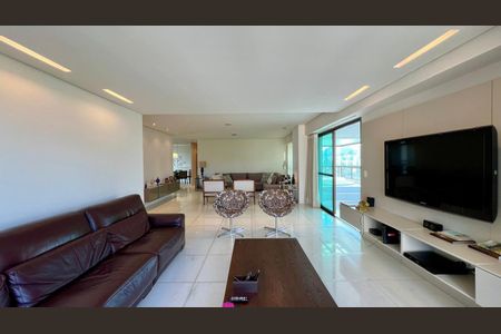 Sala de apartamento à venda com 4 quartos, 288m² em Belvedere, Belo Horizonte