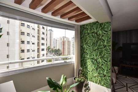 Varanda da Sala de apartamento à venda com 2 quartos, 75m² em Vila Andrade, São Paulo