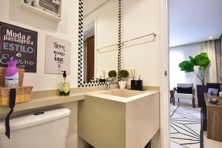 Apartamento à venda com 75m², 2 quartos e 2 vagasBanheiro Social