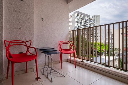 Studio para alugar com 27m², 1 quarto e sem vaga Studio para alugar com 27m², 1 quarto e sem vagaStudio - Varanda