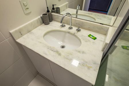 Studio para alugar com 27m², 1 quarto e sem vaga Studio para alugar com 27m², 1 quarto e sem vagaBanheiro