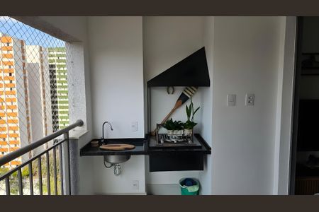 Varanda de apartamento à venda com 2 quartos, 58m² em Chácara Santo Antônio (Zona Sul), São Paulo