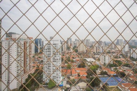 Vista da Sala de apartamento para alugar com 2 quartos, 104m² em Brooklin, São Paulo