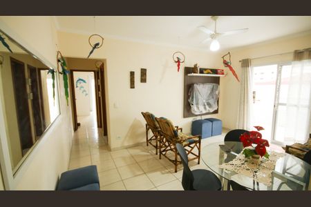 Sala de apartamento para alugar com 2 quartos, 100m² em Cidade Ocian, Praia Grande