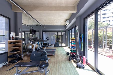 Studio à venda com 27m², 1 quarto e sem vaga Studio à venda com 27m², 1 quarto e sem vagaÁrea comum - Academia