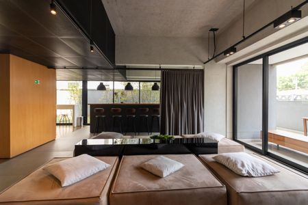 Studio à venda com 27m², 1 quarto e sem vaga Studio à venda com 27m², 1 quarto e sem vagaÁrea comum - Salão de festas