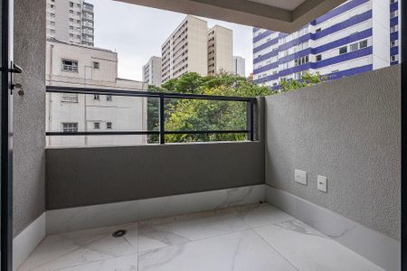  Varanda de kitnet/studio para alugar com 1 quarto, 24m² em Perdizes, São Paulo