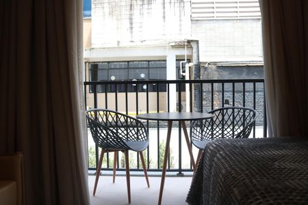 Studio para alugar com 28m², 1 quarto e sem vagaVaranda